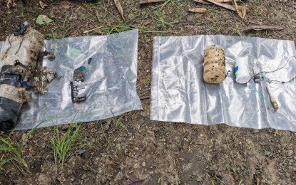 <p><strong>DISARMED.</strong> The deactivated improvised explosive device (IED) found by government troopers during a clearing operation in Ampatuan, Maguindanao on Monday (Jan. 4, 2021). The military’s ordnance disposal team said the IED is capable of killing both government troopers and civilians alike once triggered. <em>(Photo courtesy of 6ID)</em></p>