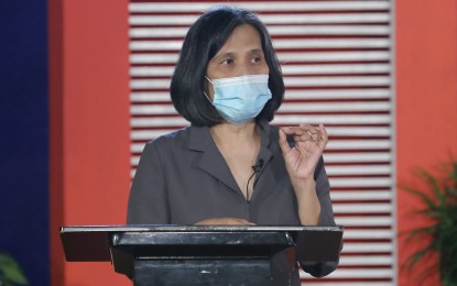 <p>World Health Organization Coordinator for Essential Medicines Health Technologies Dr. Socorro Escalante <em>(PNA photo by Joey O. Razon)</em></p>