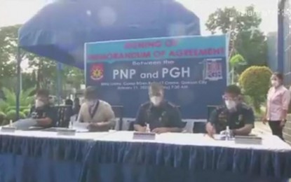 <p><em>(Screengrab from PNP PIO Facebook live video)</em></p>