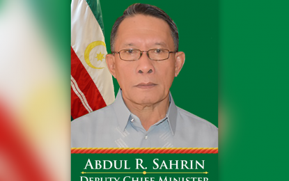 <p>BARMM Deputy Chief Minister Abdul Sahrin.<em> (Photo courtesy of BARMM government)</em></p>