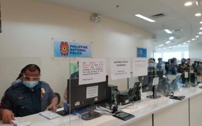 <p>The Philippine National Police's Civil Security Group extension office at the SM Mall of Asia</p>