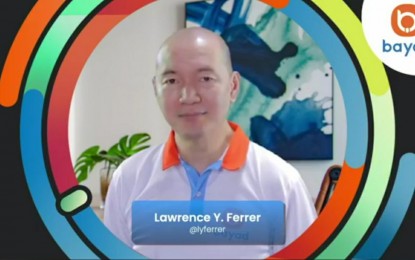 <p>Bayad president and chief executive officer Lawrence Ferrer <em>(Screengrab from the company’s rebranding event)</em></p>