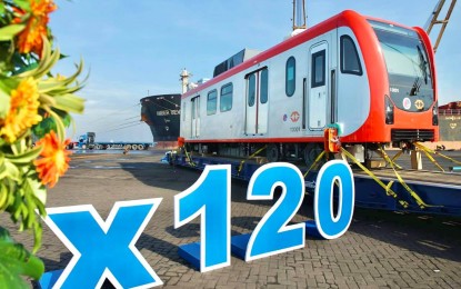 4th-gen trains for LRT-1 Cavite Extension arrive in PH | Philippine News  Agency