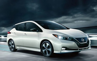 <p><strong>E-VEHICLE.</strong> Japanese carmaker Nissan will launch its 100-percent electric vehicle Nissan Leaf in the Philippines this year. Nissan is optimistic about the prospects of the e-vehicle market in the country. <em>(Screengrab from Nissan website)</em></p>