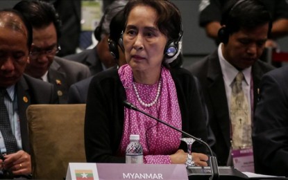 <p>Myanmar’s leader Aung San Suu Kyi <em>(Anadolu photo)</em></p>