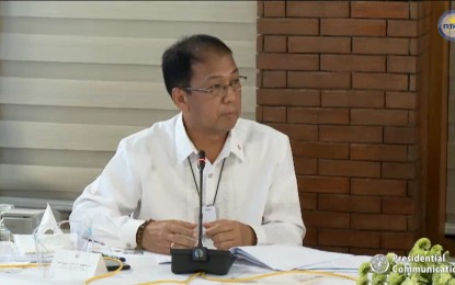 <p>National Policy Against Covid-19 chief implementer and vaccine czar, Secretary Carlito Galvez Jr. <em>(Screengrab from RTVM)</em></p>