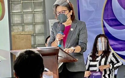 <p><strong>PCSO SALES.</strong> Philippine Charity Sweepstakes Office general manager Royina Garma delivers her speech during the inauguration of the PCSO Games Hub in Mandaluyong City on Monday (Feb. 1, 2020). She said PCSO generated PHP18.63 billion sales in 2020 and provided PHP2.85 billion for the government’s concerted efforts to help families affected by the pandemic. <em>(PNA photo by Christopher Lloyd Caliwan)</em></p>