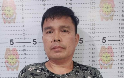 <p><strong>EX-COP NABBED</strong>. Mug shot of Anecio Lapara Jr. who was arrested along in La Carlota City, Negros Occidental on Sunday (Feb. 7, 2021). Lapara was a former cop who went rogue and listed by the Department of National Defense and the Department of the Interior and Local Government as one of the most wanted persons in the country. <em>(Courtesy of PNP PIO)</em></p>
