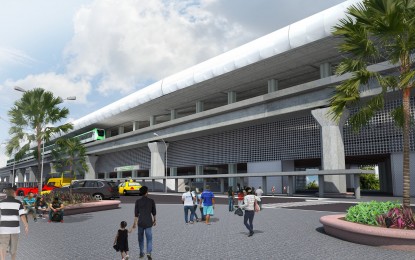 <p><strong>NORTH-SOUTH COMMUTER RAILWAY. </strong>An artist's rendition of one of the stations of the North-South Commuter Railway (NSCR). The Department of Transportation (DOTr) on Friday (Feb. 12, 2021) said the second phase of the NSCR is now 27.79 percent complete, with the project groundbreaking scheduled for May of this year. (<em>Photo courtesy of DOTr</em>) </p>