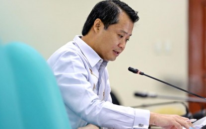 <p><strong>EDUCATORS’ TRAINING.</strong> Senator Win Gatchalian presides over a Senate hearing on Feb. 2, 2021. Gatchalian pushed for the institutionalization of the National Educators Academy of the Philippines to help ensure coherence in improving the quality of teacher education and training in the country <em>(Photo by Mark Cayabyab/OS Win Gatchalian)</em></p>
