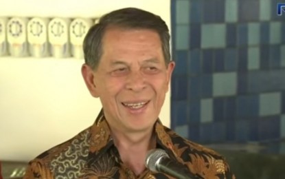 <p>Indonesian Ambassador to Dr. Manila Sinyo Harry Sarundajang. <em>(Screengrab from RTVM)</em></p>