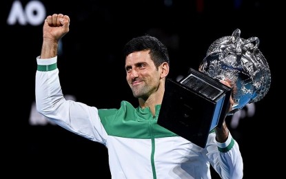 <p>Serbian tennis superstar Novak Djokovic <em>(Anadolu photo)</em></p>