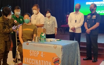 Troops urged to muster strong support for Covid-19 vax program