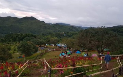 <p><strong>CLOSE TO NATURE.</strong> A camp site in Tanay, Rizal. According to Airbnb’s Philippines Travel Trends Survey 2021, road trips are expected to gain traction as the top choice for Filipinos’ first trip post-pandemic, as respondents indicated that they wanted to travel close to nature and to places outside their communities well within driving distance.<em> (Contributed photo)</em></p>