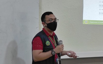 <p>Arjohn Gangoso, health education and promotion officer of the Department of Health-Region 12 (<em>PNA GenSan photo</em>) </p>