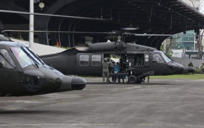 PAF’s new Black Hawk choppers transport Covid-19 vaccines