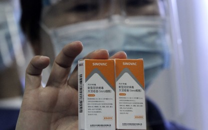 <p>Sinovac's CoronaVac vaccine<em> (File photo)</em></p>