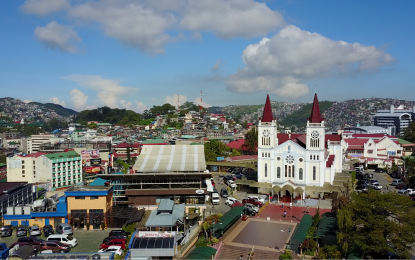 <p>Baguio City central business district <em>(PNA file photo)</em></p>