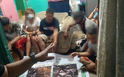 <p><strong>BUSTED</strong>. The suspects arrested by the Philippine Drug Enforcement Agency (PDEA) as it dismantled a suspected drug den in Purok 5 of Barangay Matain, Subic, Zambales on Monday (March 15, 2021). Confiscated from the suspects were five heat-sealed transparent plastic sachets that contained shabu, weighing some 20 grams and with an estimated street value of PHP140,000, various drug paraphernalia and marked money. <em>(Photo courtesy of PDEA-Zambales)</em></p>