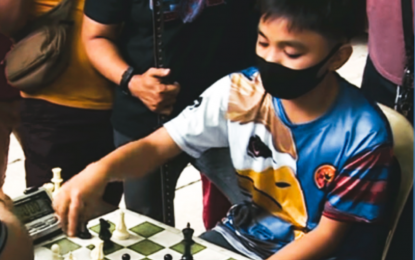 <p>BARMM kid chess wizard Al-Basher Buto. (<em>Photo courtesy of BTA Member Rasol Mitmug, Jr.)</em></p>