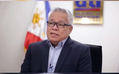 <p><strong>BUSINESS REOPENING</strong>. Trade Secretary Ramon Lopez delivers his message at the Association of Filipino Franchise Inc. (AFFI) Anniversary Emergency Podcast on Wednesday (March 17, 2021). Lopez discusses to AFFI members that more businesses have reopened as of this month.<em> (Screengrab from AFFI Facebook page livestream)</em></p>