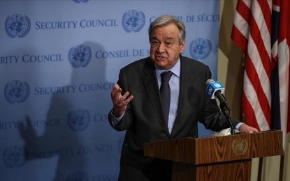 <p>United Nations Secretary-General Antonio Guterres <em>(Xinhua photo)</em></p>