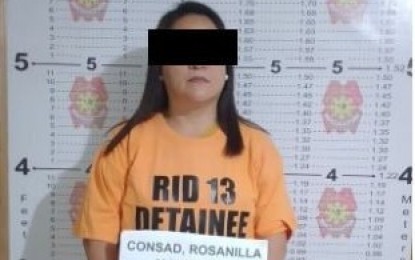 <p><strong>WANTED TEACHER</strong>. Rosanilla B. Consad alias Lai, a public school assistant principal belonging to an underground group of revolutionary teachers, Katipunan ng Gurong Makabayan (KAGUMA), was arrested for attempted homicide in Butuan City on March 17. (<em>PRO-13 PIO photo</em>) </p>
