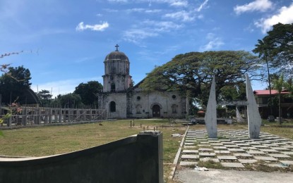 <p><strong>REMOVE WALKWAY</strong>. The National Historical Commission of the Philippines (NHCP) has ordered the removal of the walkway leading to the Anini-y church. The Department of Public Works and Highways Antique Engineering District on Friday (March 19, 2021) instructed the contractor to carry out the order. <em>(Photo Courtesy of DPWH Antique)</em></p>