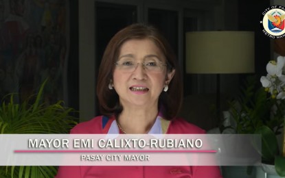 <p>Pasay City Mayor Emi Calixto-Rubiano<em> (File photo)</em></p>