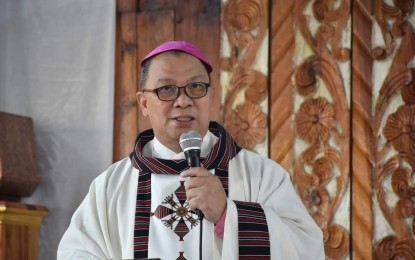 <p>Capiz Archbishop Victor Bendico<em> (File photo)</em></p>