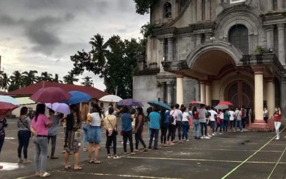 <p><strong>FAITHFUL.</strong> The Archdiocese of Lipa is praying for the recovery of Archbishop Gilbert Garcera, who announced Saturday that he contracted Covid-19. Caritas Manila executive director Fr. Anton Pascual likewise tested positive for the virus. <em>(Photo courtesy of Archdiocese of Lipa Facebook)</em></p>