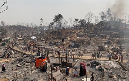 UN verifies 15 deaths, 400 missing in Rohingya camps fire