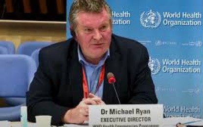 <p>Michael Ryan, Executive Director of World Health Organization Health Emergencies Program<em> (Xinhua photo)</em></p>