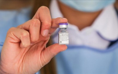 <p>A dose of Pfizer vaccine<em> (Anadolu photo)</em></p>