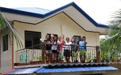 <p><strong>DREAM HOUSE</strong>. From a simple house made of light materials, the Saac family from the southern town of Moalboal, Cebu, one of the beneficiaries of the government’s Pantawid Pamilyang Pilipino Program (4Ps), was able to build a two-storey concrete house. Remegia Saac, in a statement released by DSWD-7 on Tuesday (April 6, 2021), said she is grateful to 4Ps, which helped in their children’s health and education needs<em>. (Photo courtesy of DSWD-7)</em></p>