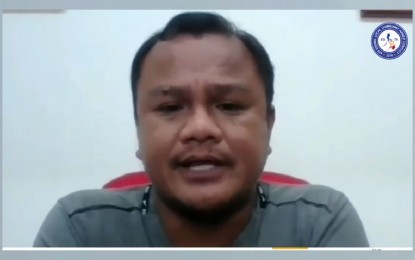 <p>Audrie Perez, former president of Social Welfare Employees Association of the Philippines in Region 11 (<em>Screengrab from NTF ELCAC virtual press conference on April 7, 2021</em>)</p>