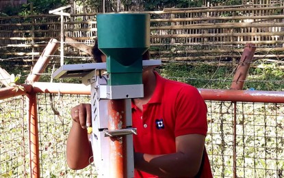 <p><strong>WARNING DEVICE.</strong> Albay will soon have new rain gauges in every town, like this one in Isabela City, Basilan installed by the Department of Science and Technology. The instrument will collect data, especially on the volume of rain to help plan evacuation in case of flooding. <em>(Photo courtesy of Isabela CDRRMO)</em></p>