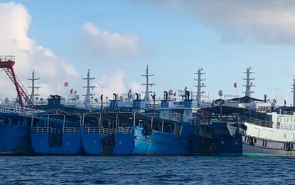 <p><strong>PH PROPERTY.</strong> The National Task Force-West Philippine Sea reiterates the country’s assertion of sovereignty and jurisdiction over the Kalayaan Island Group and the West Philippine Sea. The country has also protested the continuing presence of Chinese vessels in its seas, as shown in this undated photo.<em> (Photo courtesy of NTF-WPS)</em></p>