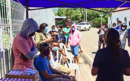 <p><strong>COMMUNITY PANTRY IN TIMOR-LESTE</strong>. A team of diplomats set up a Philippine-inspired community pantry in the Southeast Asian nation on April 21, 2020. As of April 23, more than a hundred locals have benefitted from the initiative. <em>(Photo courtesy of Vice Consul Laser Sumagaysay)</em></p>