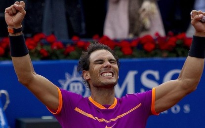 <p>Spanish tennis superstar Rafael Nadal </p>