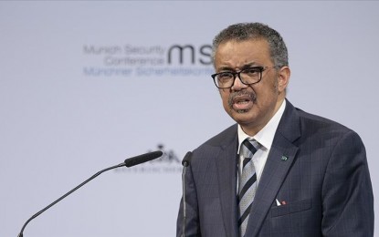 <p>World Health Organization Director-General Tedros Ghebreyesus<em> (Anadolu photo)</em></p>