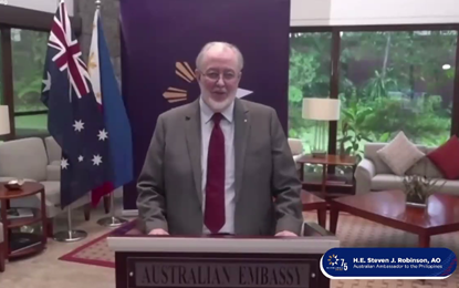 <p>Australian Ambassador to Manila Steven Robinson <em>(File photo)</em></p>