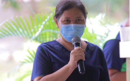 <p>Dr. Eva Rabaya, North Cotabato provincial health chief. <em>(Photo courtesy of NoCot – IPHO)</em></p>