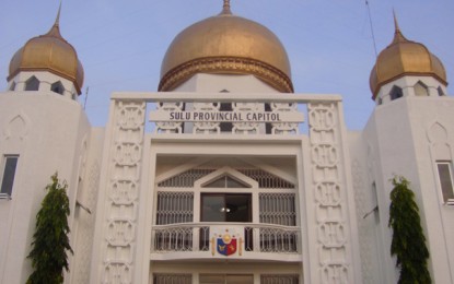 <p>The Sulu Provincial Capitol. <em>(PNA file photo)</em></p>