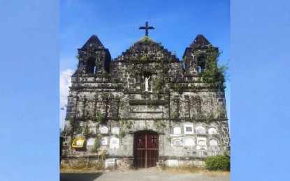 <p><strong>HISTORICAL LANDMARK</strong>. The Baroque-style stone church inside the cemetery of the municipality of Hamtic is now a historical landmark of Antique as per Ordinance 2021-266 approved by the Provincial Board on Thursday (May 20,2021). Board Member Errol Santillan, in an interview, said that his next move is to push for its restoration. <em>(Photo courtesy of SP Errol Santillan Office)</em></p>