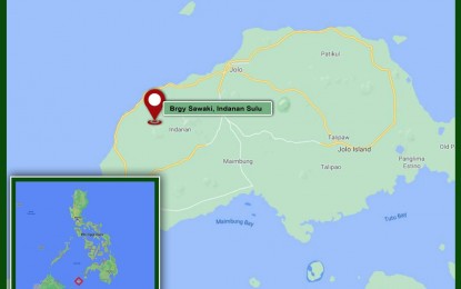 <p>Google map of Barangay Kagay, Indanan, Sulu.</p>