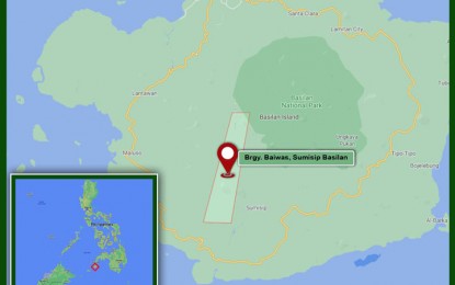 <p>Barangay Baiwas, Sumisip, Basilan map</p>