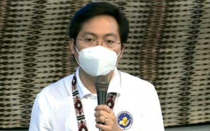 <p>Cabinet Secretary Karlo Alexei Nograles. <em>(Screengrab from the live-streamed event)</em></p>