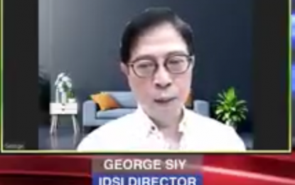 <p>Integrated Development Studies Institute director George Siy <em>(</em><em>Screengrab)</em></p>