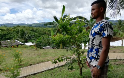 <p><strong>LEAVING NPA</strong>. Dominador Cabab, a former rebel in Basey, Samar who surrendered to soldiers on April 4, 2021, said broken promises, the difficulty of living in the mountains in Samar, and being on the run from government forces for six years prompted him to leave the ciommunist terrorist group. <em>(PNA photo by Sarwell Meniano)</em></p>